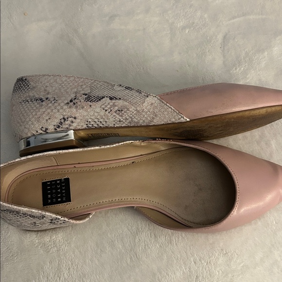 Blush Pink D'Orsay Flats - Picture 3 of 3
